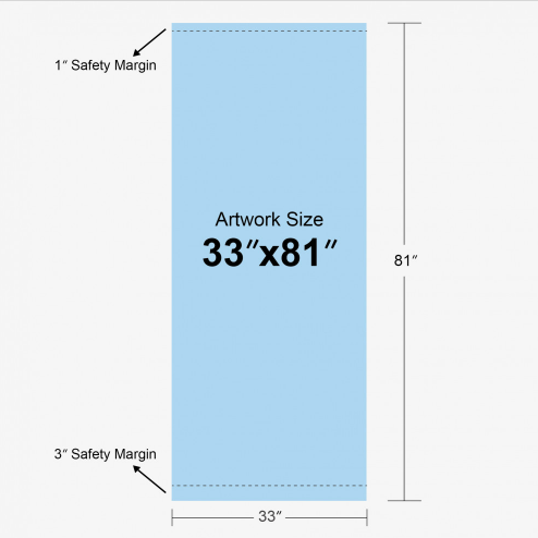 Standard Retractable Banner (33" x 81")