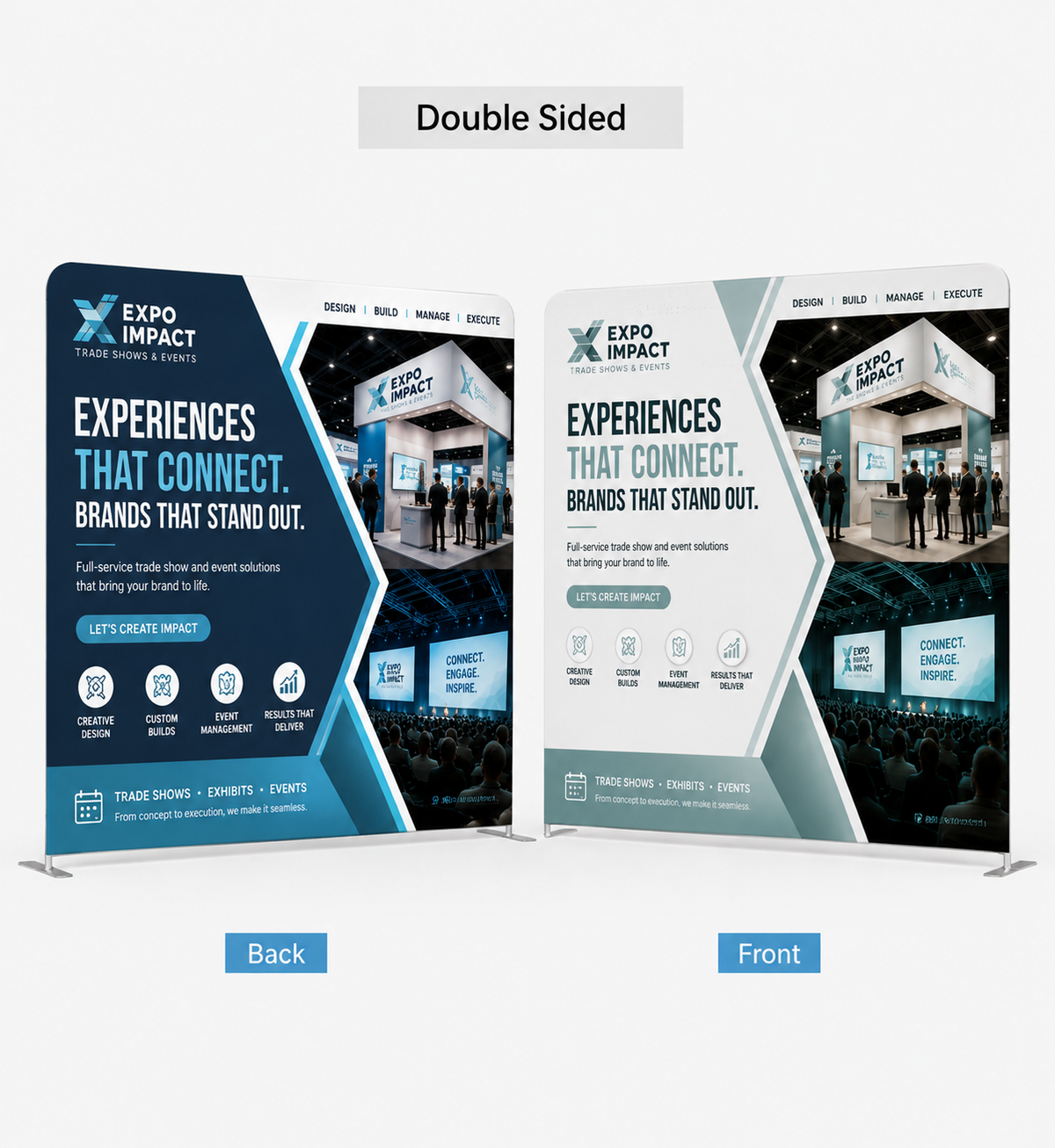 10ft Straight Tension Fabric Displays