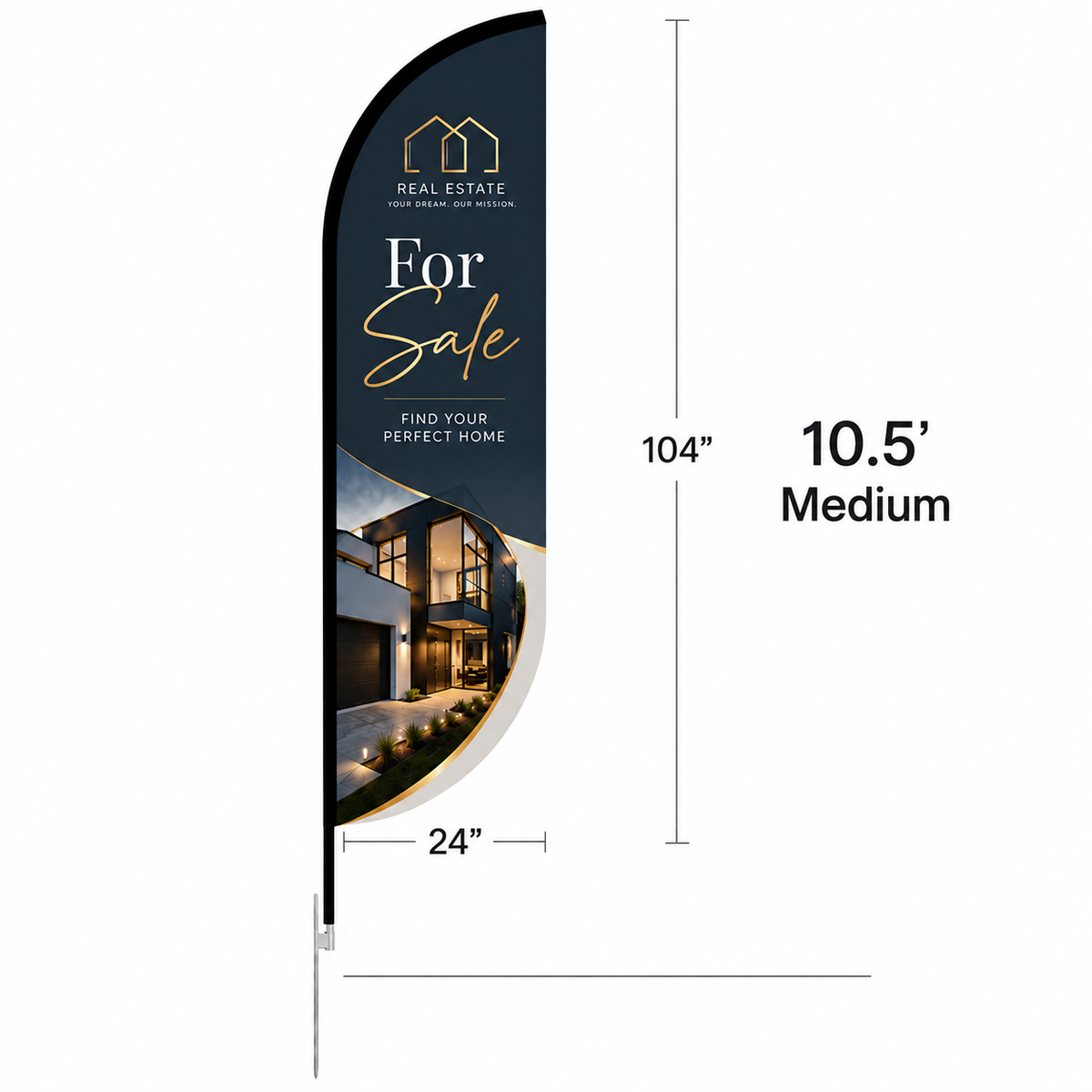 Custom Convex Feather Flag