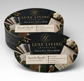 Oval Shaped Business Cards