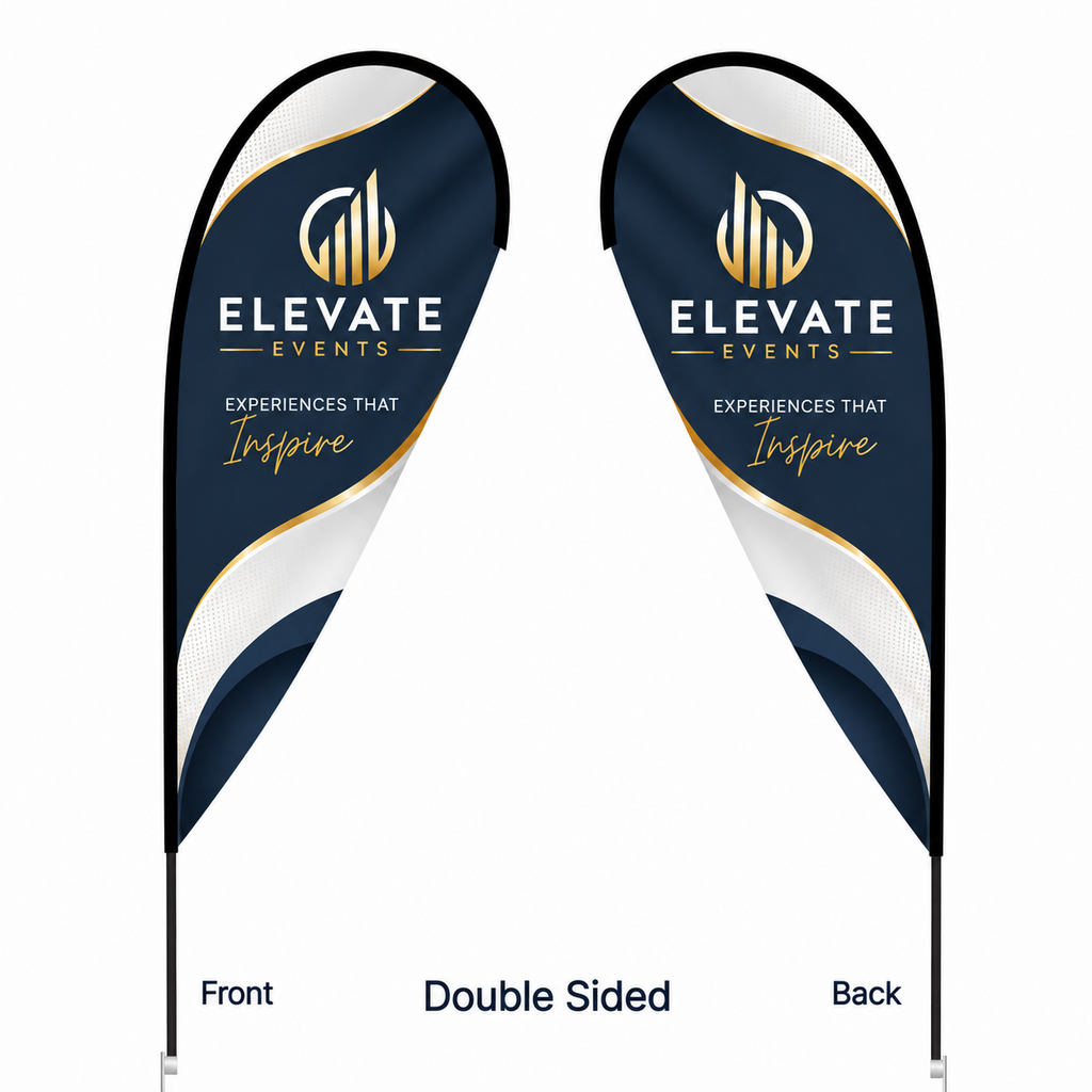 Premium Teardrop Feather Flag