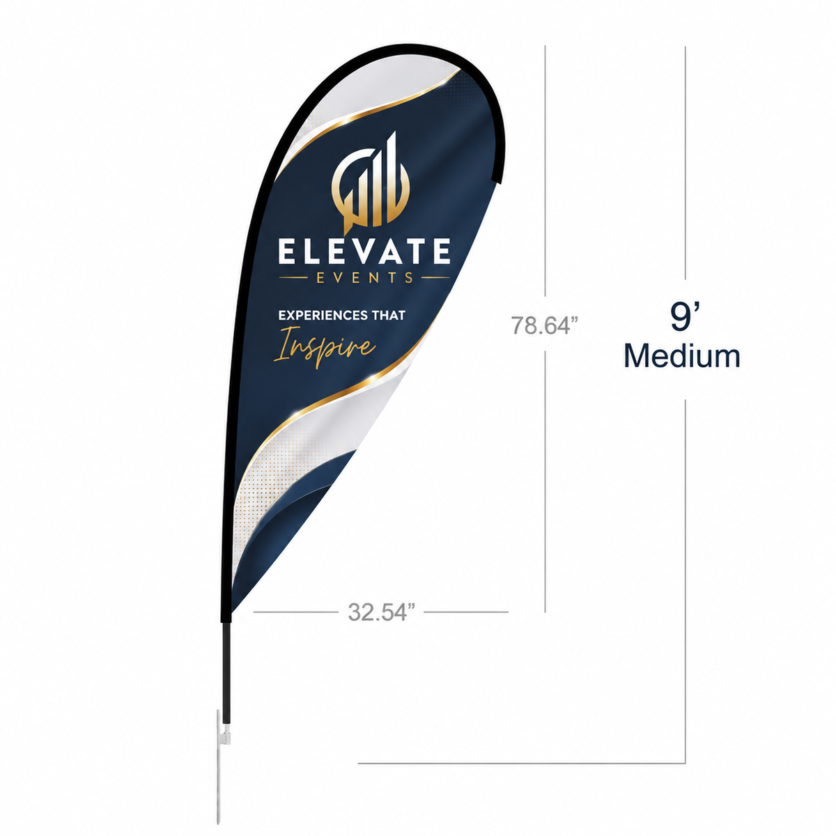 Premium Teardrop Feather Flag