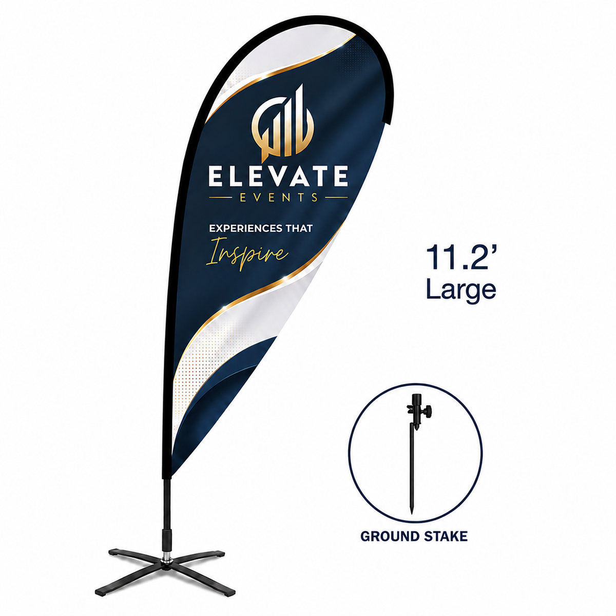 Premium Teardrop Feather Flag