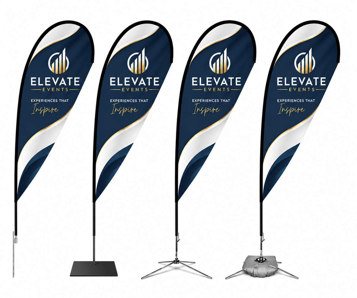 Premium Teardrop Feather Flag