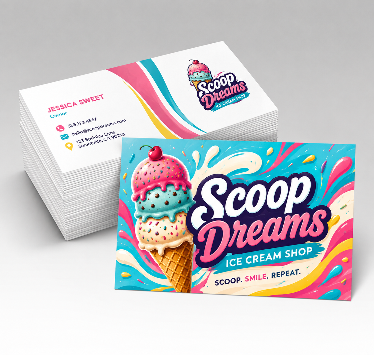 Silk Business Cards