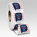 Custom Semi-Gloss Roll Labels