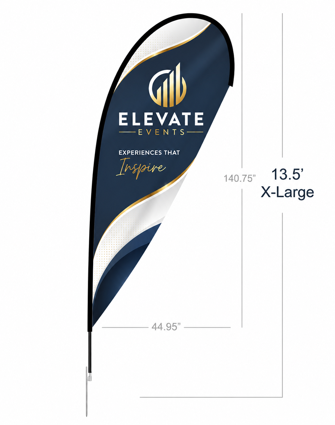 Premium Teardrop Feather Flag