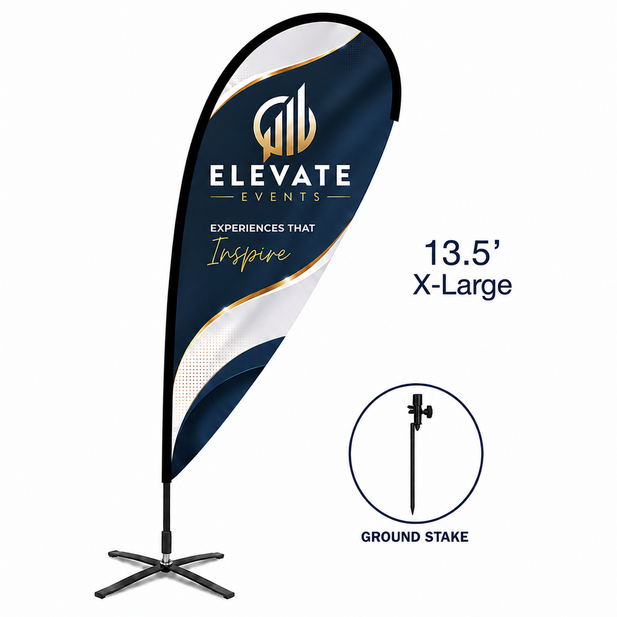Premium Teardrop Feather Flag