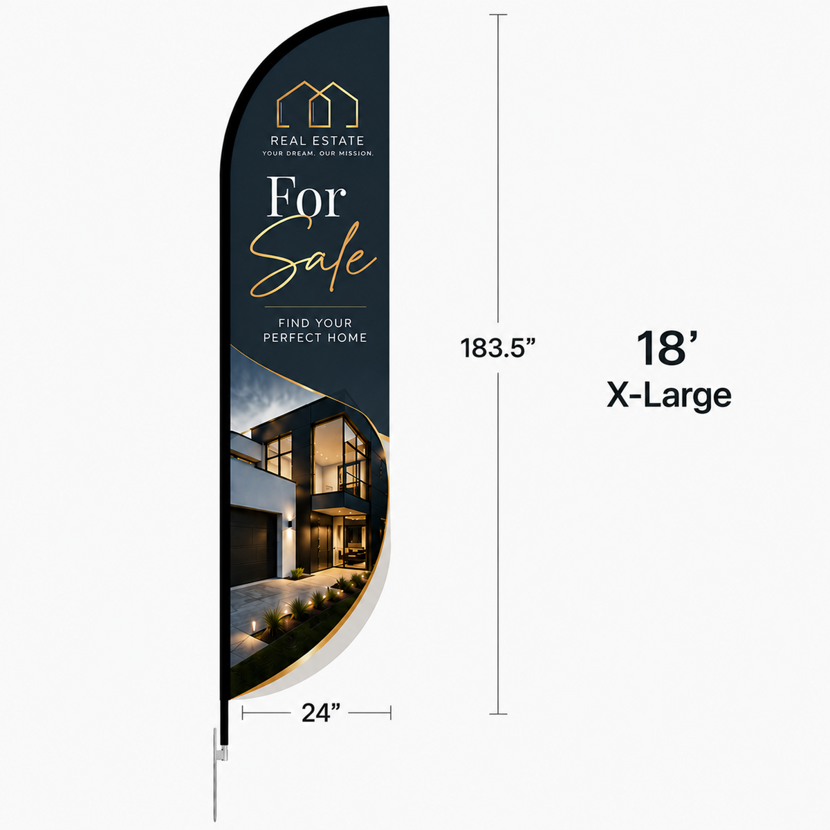 Custom Convex Feather Flag