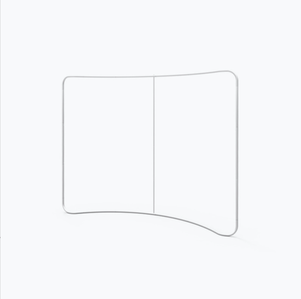 10ft Curved Tension Fabric Display