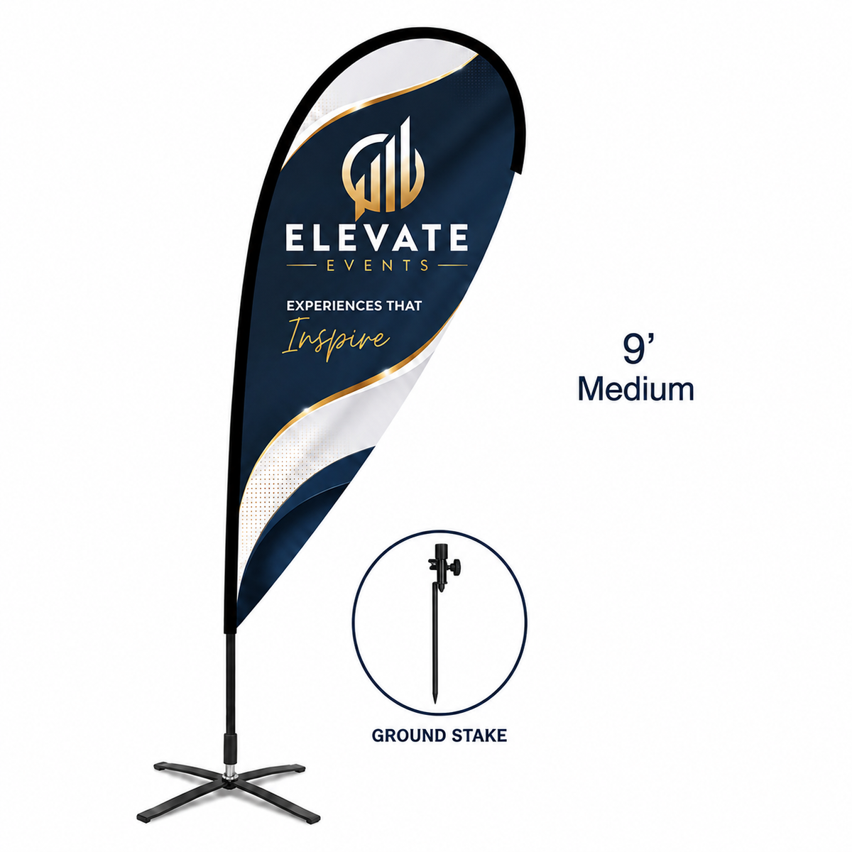 Premium Teardrop Feather Flag