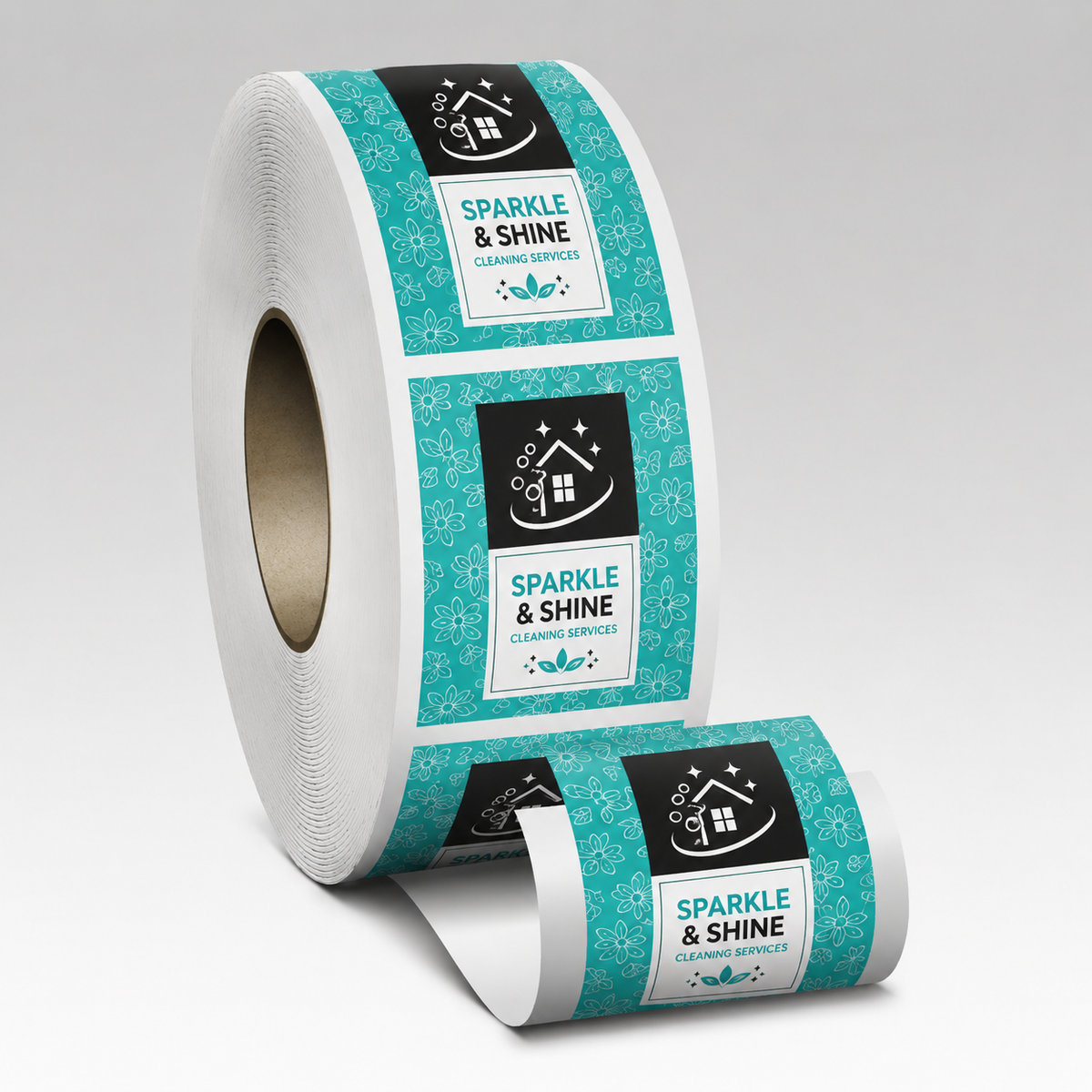 Rectangle Semi-Gloss Roll Labels
