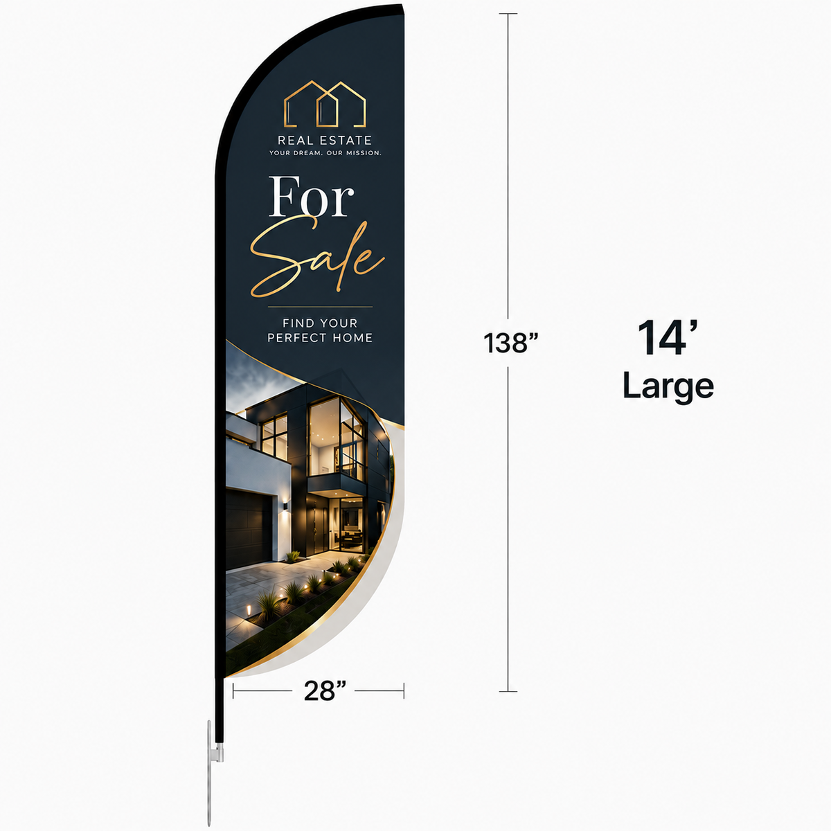 Custom Convex Feather Flag