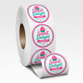 Circle Semi-Gloss Roll Labels