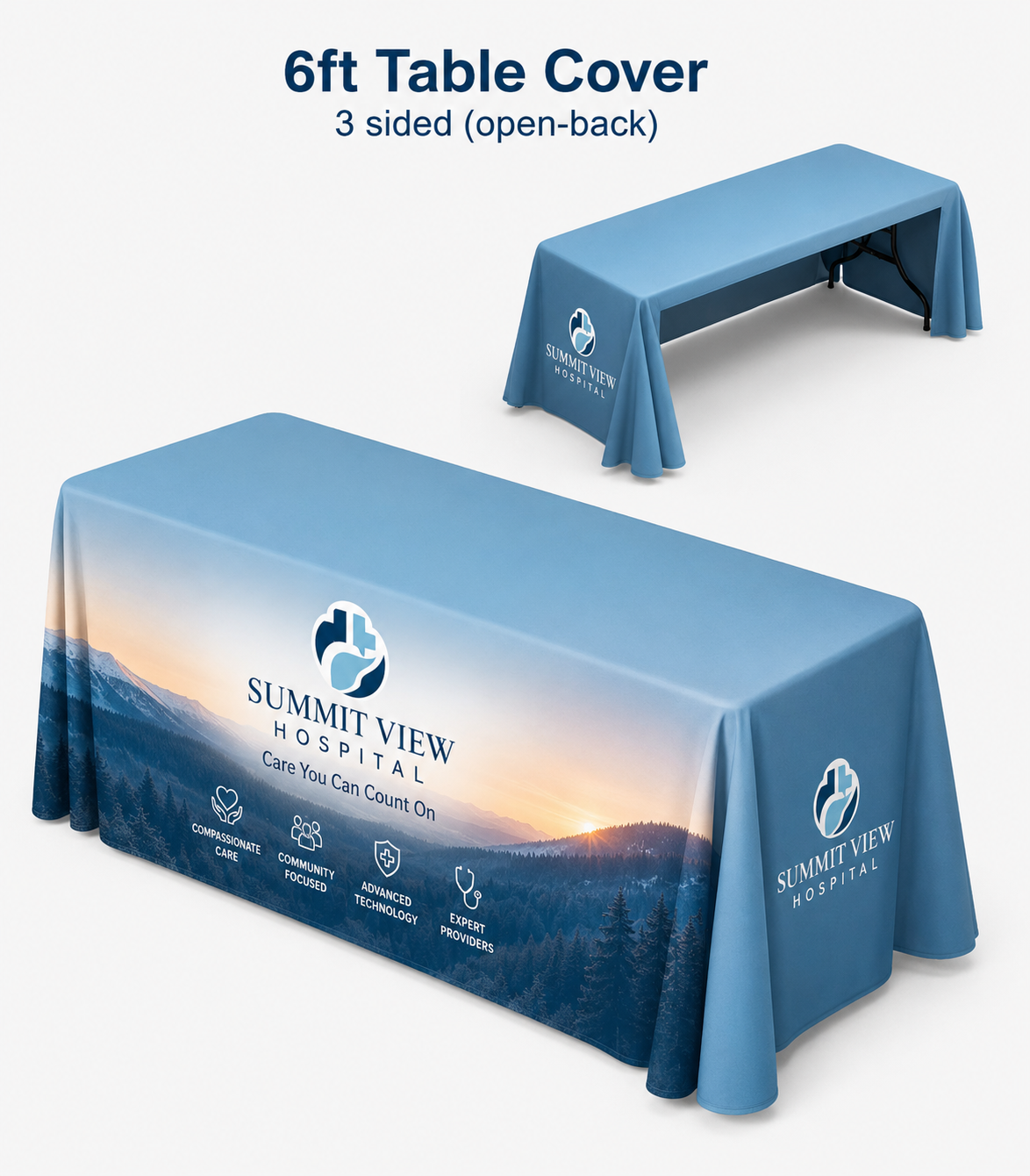 6ft Table Cover