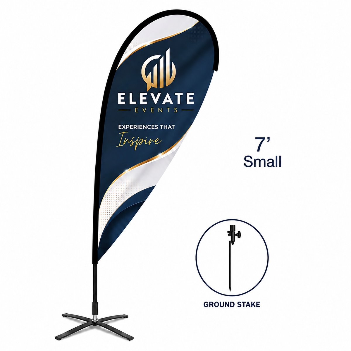 Premium Teardrop Feather Flag