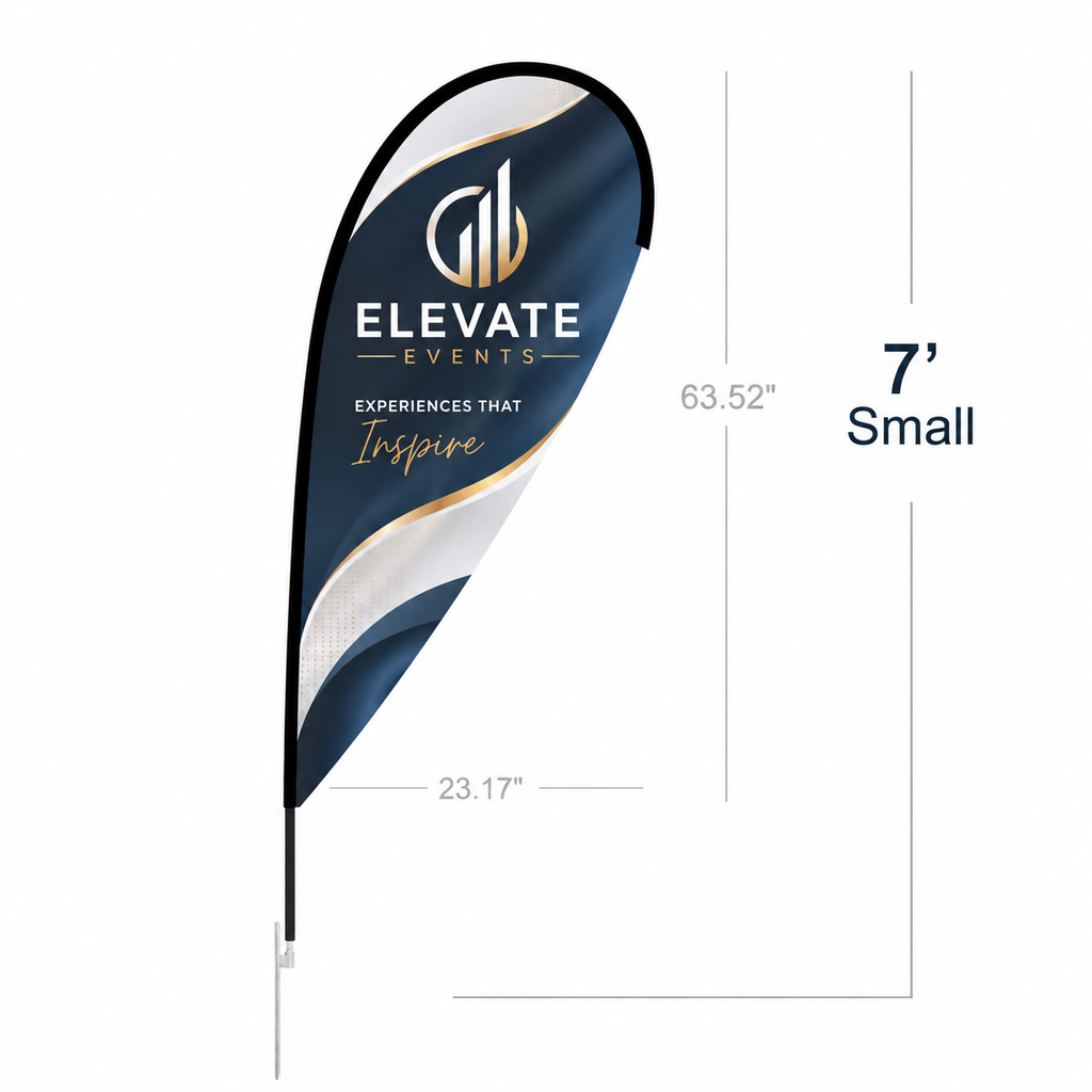 Premium Teardrop Feather Flag